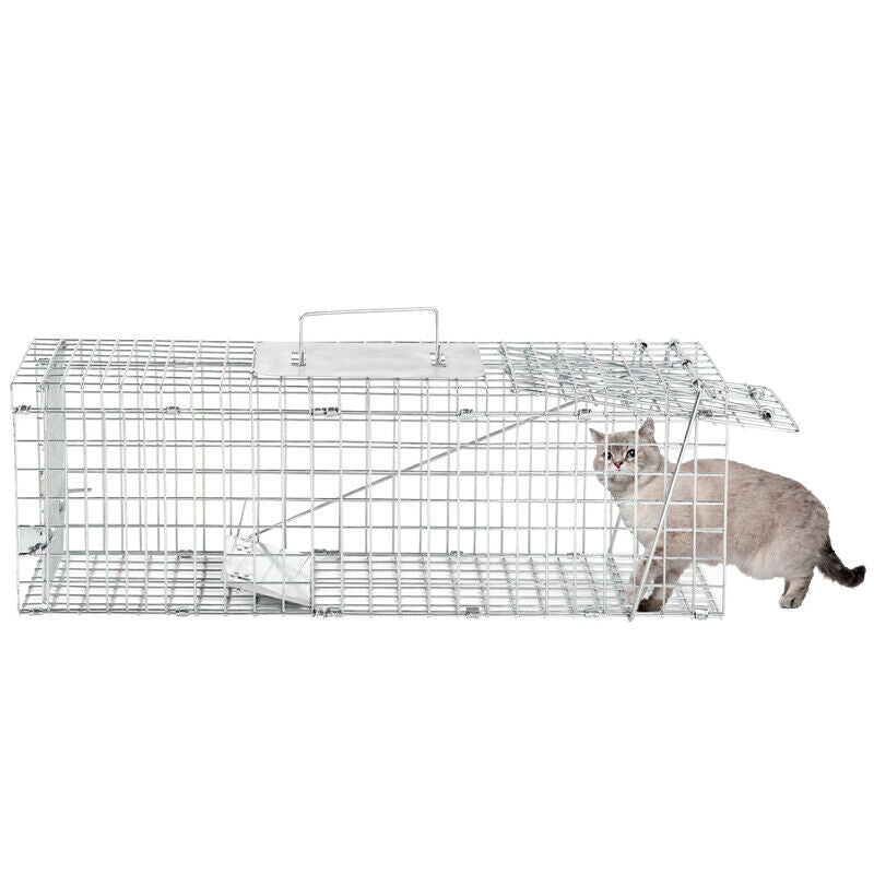 Squirrel Trap Heavy Duty Metal Humane Live Vermin Pest Animal Large Cage Catcher